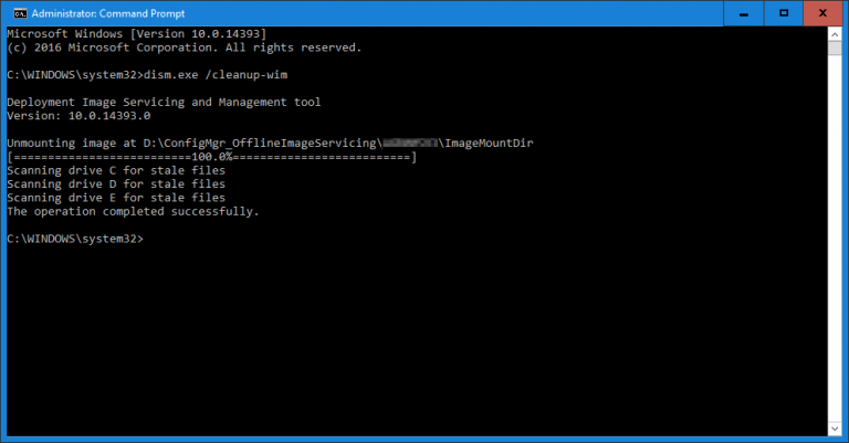 SCCM Offline Servicing: Failed to apply updates with Schedule Updates