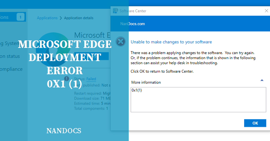Microsoft Edge Deployment Error 0x1 (1)